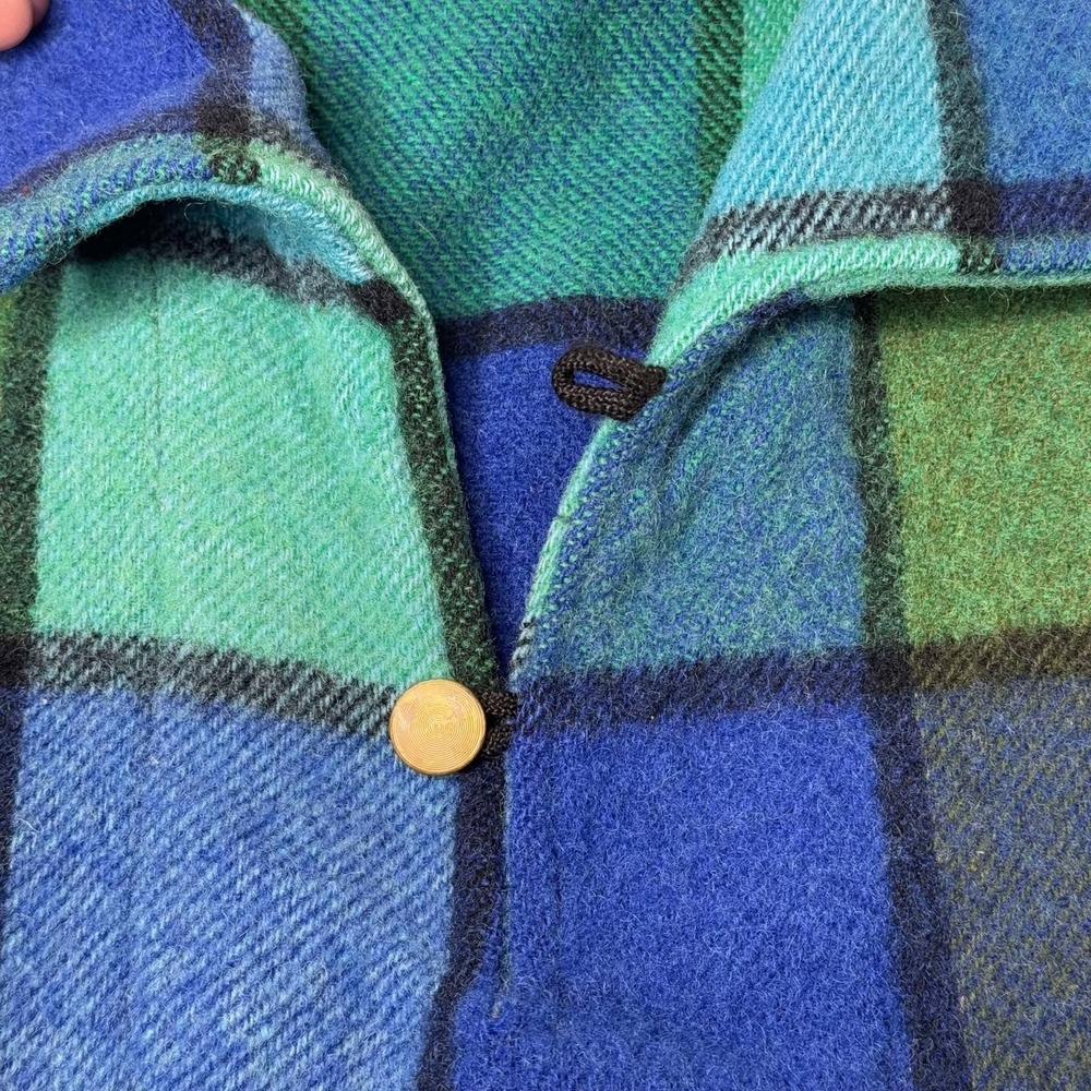 Vintage 60s Woolmaster Outerwear Long Sleeve‎ 1/4 Button Lumberjack Jacket Large